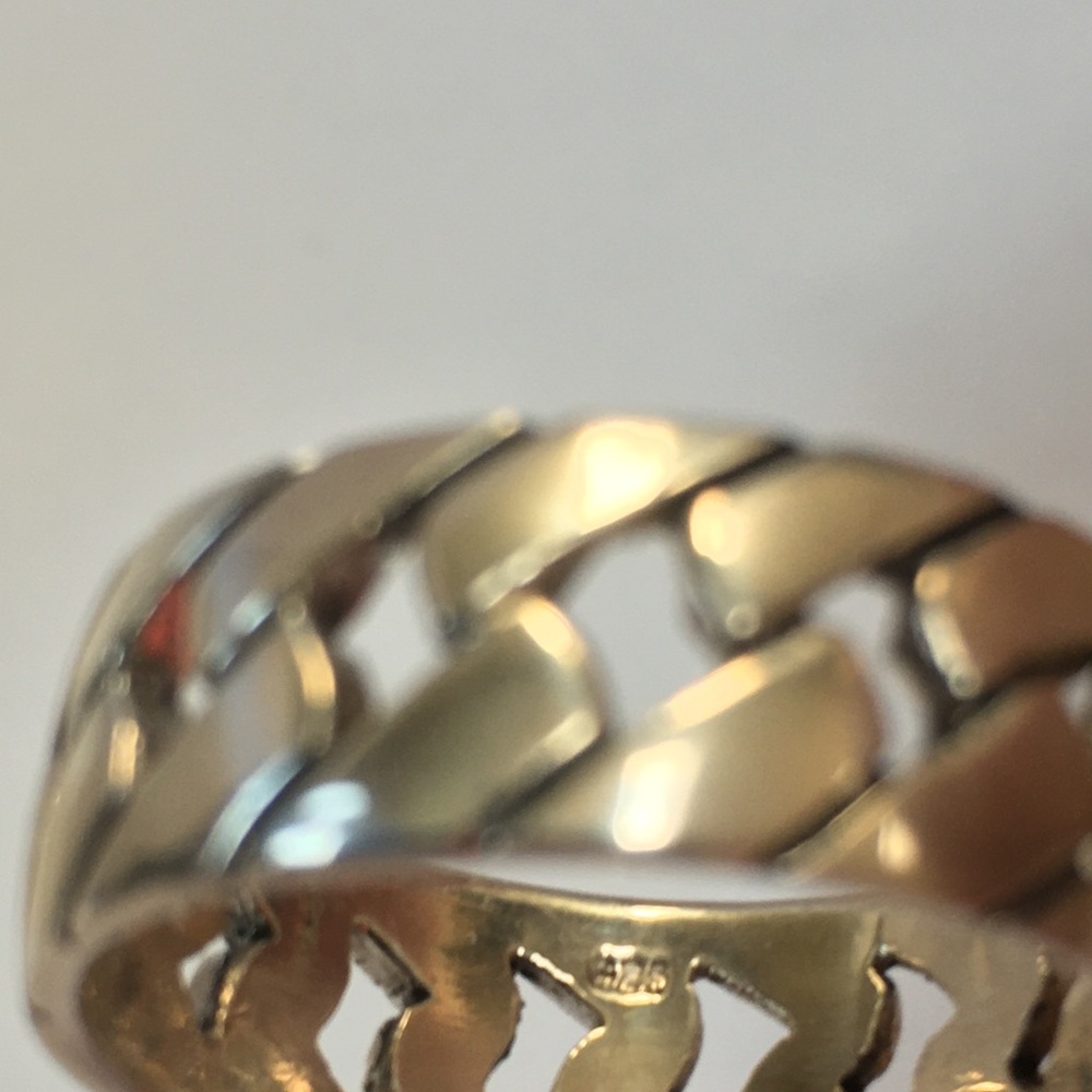 Sterling Silver Band Ring size 11 - Picture 2 of 2